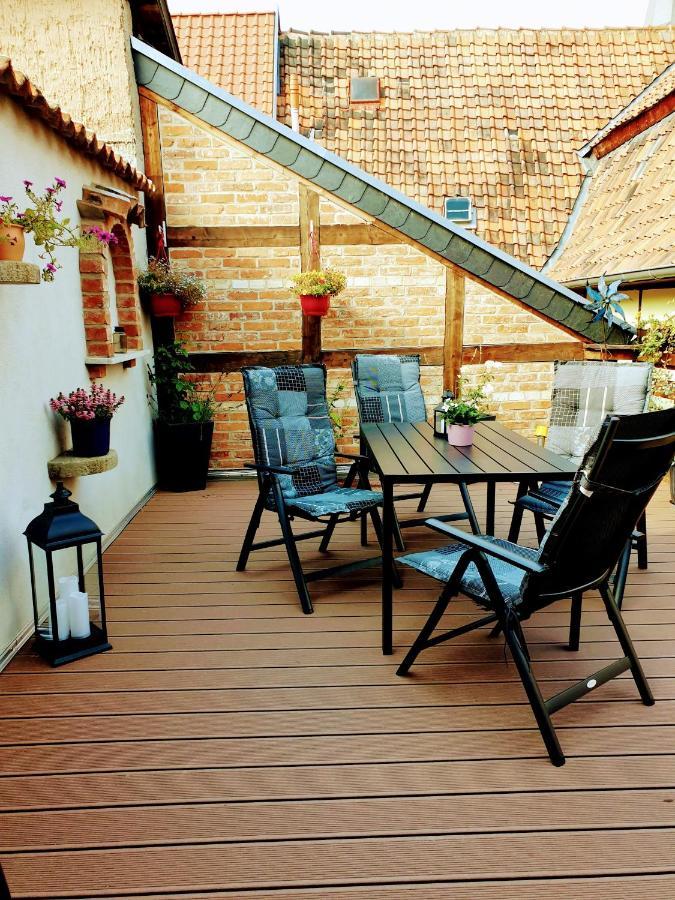 Ferienwohnung Goldstr.7 Кведлинбург Екстериор снимка